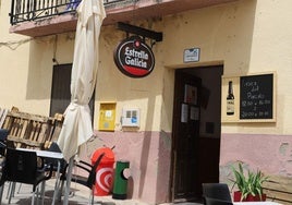 Vista del bar de Hontangas, en Burgos.