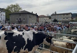 El programa incluye una muestra de ordeño de vacas, alarde de danzas, paseos en carros arrastrados por bueyes y degustación de txakoli.