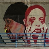Hay grafitis pintados en innumerables rincones de Vitoria.