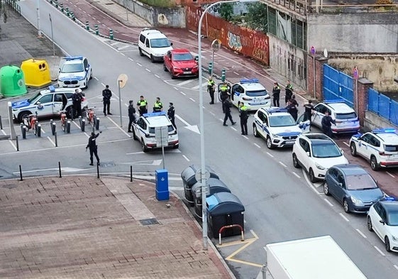 Importante despliegue policial en Barakaldo por el aviso de una pelea