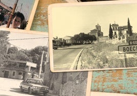 Collage de fotos antiguas de Boecillo