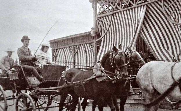 1902, caseta del Casino de la Concordia en la Feria, en el Rodeo.