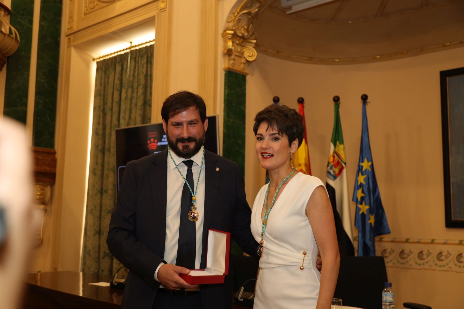 Toma de posesión de Raquel del Puerto como presidenta de la Diputación de Badajoz, en imágenes