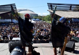 Concierto de Los Gandules en el 'Espacio Peñas' en 2023.
