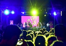 Concierto de Los Zigalas en el Espacio Peñas en 2023.