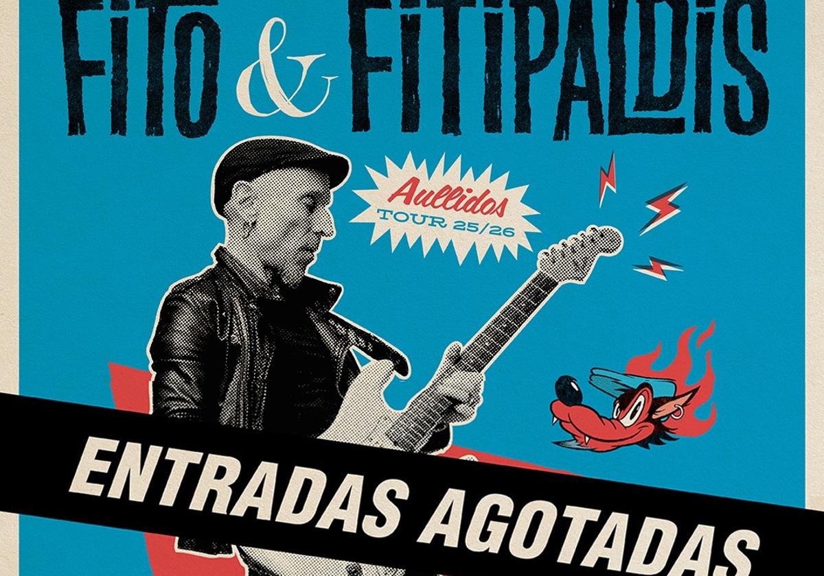 Agotadas las 8.000 entradas para el concierto de Fito del 7 de febrero de 2026 en Logroño
