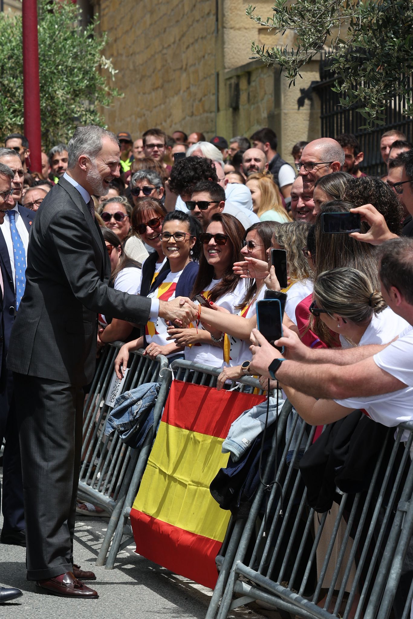 El rey Felipe VI visita Haro por el centenario de la DOCa Rioja