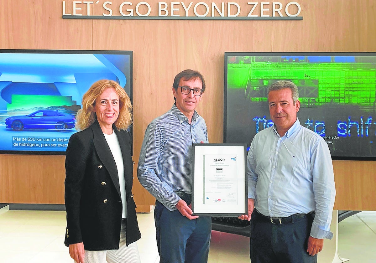 Toyota Labasa certifica la calidad de su sistema de gestión ambiental
