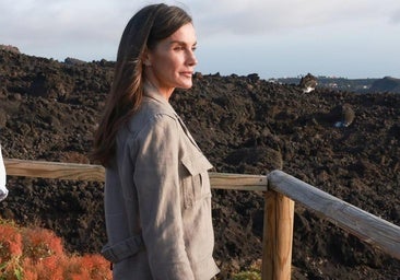 La reina Letizia en La Palma.