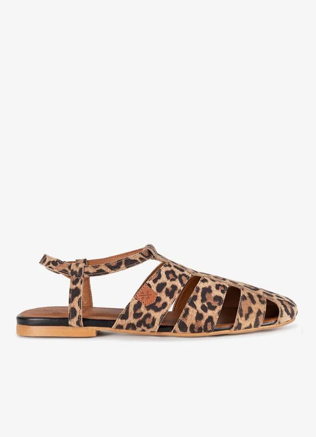Imagen - Cangrejera Piel Zagare Leopardo de POPA, 57 euros.