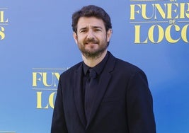 Gorka Otxoa en el estreno del filme el pasado martes en Madrid.