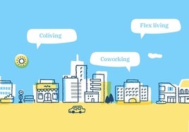 Live in a 'coliving', work in a 'coworking' and do 'nesting' on the weekends: new trends or precarious living?